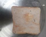 A picture of step 2 of Paneer toast.