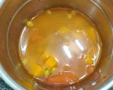 A picture of step 7 of Pumpkin Soup (no onion no garlic).