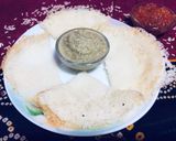 A picture of step 3 of Neer Dosa.