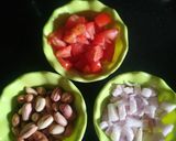 A picture of step 1 of Peanut Salad.