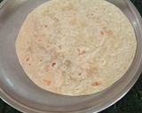 A picture of step 6 of Breakfast Wrap with leftover roti.