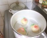 Hình bước làm 14 của món Bánh bao đào tiên nhân pizza