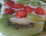 Foto langkah ke 5 dari resep No Bake Fruit Cheesecake.