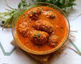 A picture of step 7 of Raw papaya kofta curry.