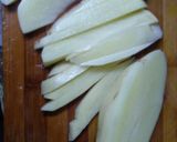 A picture of step 1 of French fries.