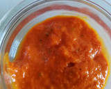Foto del paso 6 de la receta: Espaguetis con salsa de pimientos asados y soja texturizada