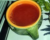 A picture of step 5 of Homemade beetroot and tomato soup.