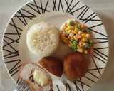 Foto del paso 3 de la receta: Croquetas de pollo rellenas de jamón y queso