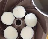 White Rose Mirror Pudding (coklat putih dan kopi moka) langkah memasak 4 foto