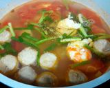 Hình bước làm 3 của món Canh cà chua thơm