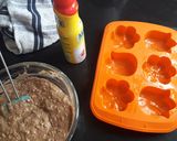 Foto del paso 3 de la receta: Muffins integrales de cacao y nueces. Sin azúcar agregada!
