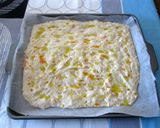 A picture of step 10 of Focaccia with Zucchini Blossoms.