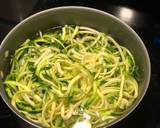 Seared Ribeye, Cheesy Baked Asparagus, with Zoodle Medley recipe step 7 photo