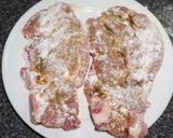 A picture of step 2 of Marbled Pork Chops Braised in Merlot Wine Sauce.
