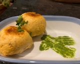 A picture of step 3 of Masala vada.