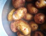A picture of step 1 of Jacket potatoes #vegetablecontest.