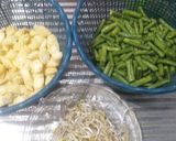 Foto langkah ke 2 dari resep Tumis Baby Corn, Kacang Panjang, Tauge.