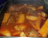 A picture of step 3 of Beef Stew with Potatoes and Peas.