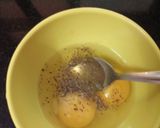 A picture of step 2 of Oats and egg appe.