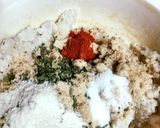 A picture of step 2 of Poha Hearts.