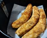 Foto del paso 2 de la receta: PLÁTANOS🍌Maduritos Con Costra Dulce en Air-fryer...!😛