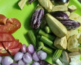 அரைத்து விட்ட காய்கறிகள் சாம்பார் ரெசிபி ஸ்டேப் 1 புகைப்படம்