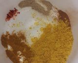 صورة لخطوة 6 من وصفة دجاج محشي بالأرز ولحمة بالفرن
