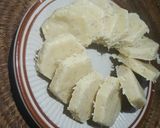 A picture of step 2 of Coconut milk candy.
