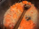 Arroz al azafrán con pollo