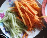 Hình bước làm 3 của món 김치 삐빔밥 - Cơm cuộn Kim chi