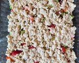 Rebarbarás-epres morzsapite szénhidrátszegény recept fázis 6 fotója