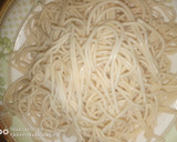 A picture of step 1 of Spaghetti with stew.