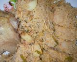 A picture of step 11 of Pilau wa viazi.