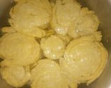 A picture of step 5 of Simsim rolls.