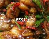 Foto langkah ke 5 dari resep Ayam Saus Lada Hitam.