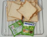 Foto langkah ke 1 dari resep Roti Kering Matcha.