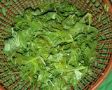 Foto langkah ke 1 dari resep Tumis Daun Ketela Bunga Kecombrang.