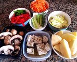 Foto del paso 1 de la receta: Almuerzo, muy vegetariano. Pero con mucho sabor...😉👍