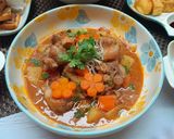 Hình bước làm 3 của món Đuôi heo nấu pate
