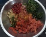 A picture of step 2 of Split Moong Daal Chaat.