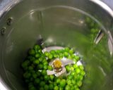 A picture of step 1 of Green Peas Burfi.
