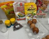 Foto langkah ke 1 dari resep Bolu kukus coklat gluten free.