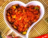 Foto langkah ke 3 dari resep Cumi Asin Pete.