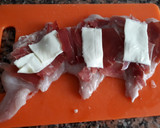Foto del paso 1 de la receta: Pechugas de pollo rellenas con cobertura de besamel