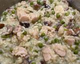 Gombás-borsós rizseshús recept fázis 7 fotója
