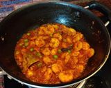 A picture of step 5 of Shrimp Masala.