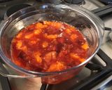Une image de l'étape 4 de Compote de pêches et mandarines.