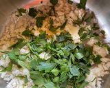 A picture of step 2 of Grilled eggplant tomato salad.