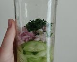 Foto del paso 2 de la receta: Ensalada viral de pepino