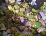 A picture of step 4 of Mediterranean Vegetable and Chickpea Stew.